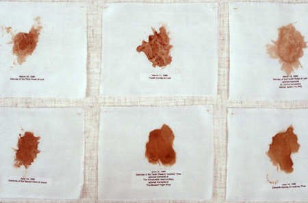 Menstrual Liturgical Cycle (detail), 1994-98