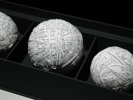 Spherical Bible, 1996 (detail)