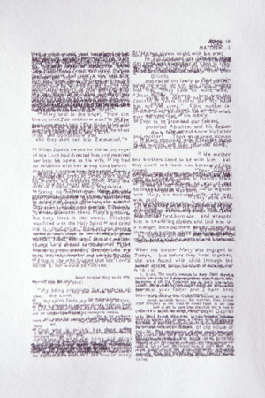 Mary Drawing: the Words of Mary in Scripture, 1999